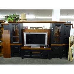 Mahogany & Black Entertainment Center