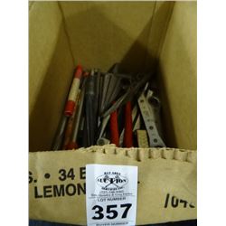 Box of Reamers & Hand Tools