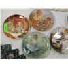 Image 2 : LOT 6 DECORATIVE COLLECTORS PLATES CHILDREN / STOR