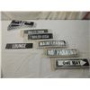 Image 1 : BOX LOT WAREHOUSE SIGNS