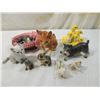 Image 1 : LOT 9 MISC VINTAGE ANIMAL FIGURINES LEFTON