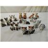 Image 1 : LOT 9 PAIRS CAT SALT & PEPPER SHAKERS