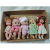 Image 1 : LOT 5 MISC VINTAGE VINYL BABY DOLLS