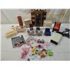 Image 2 : BOX LOT MISC DOLL HOUSE ACCESSORIES