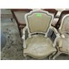 Image 2 : FRENCH LEATHER BEECHWOOD BERGERE CHAIR