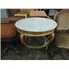 Image 1 : FRANCE OVAL PARLOR TABLE MARBLE TOP