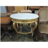 Image 2 : FRANCE OVAL PARLOR TABLE MARBLE TOP