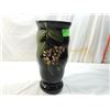 Image 2 : BLACK ENGLISH BLACK AMETHYST GLASS VASE