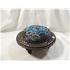 Image 1 : ANTIQUE BEADED STOOL PIN CUSHION