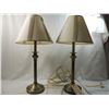 Image 1 : PAIR BRASSTONE TABLE LAMPS