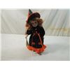 Image 1 : BRINNS HALLOWEEN WITCH PORCELAIN DOLL