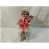 Image 2 : SHIRLEY TEMPLE PORCELAIN DOLL WITH CHAIR