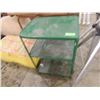 Image 1 : 3 TIER GREEN METAL SHOP CART