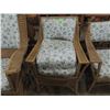 Image 1 : VINTAGE WICKER CHAIR WITH CUSHION