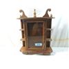 Image 1 : VINTAGE WOODEN DISPLAY WALL CABINET