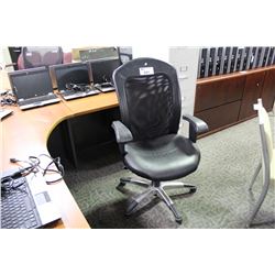 BLACK MESH BACK TASK CHAIR