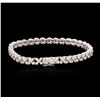 Image 2 : 14KT White Gold 1.80ctw Diamond Tennis Bracelet