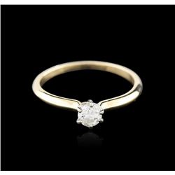 14KT Yellow Gold 0.25ct Diamond Solitaire Ring