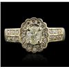 Image 1 : 14KT Yellow Gold 1.23ctw Diamond Ring