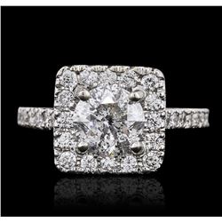 14KT White Gold 1.97ctw Brilliant Cut Diamond Ring