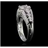 Image 3 : 18KT White Gold 1.73ctw Diamond Ring