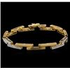 Image 1 : 0.49ctw Diamond Bracelet - 14KT Yellow Gold