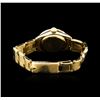 Image 2 : Rolex 18KT Yellow Gold Diamond Oyster Perpetual Ladies Watch