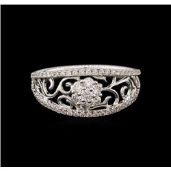 0.52ctw Diamond Ring - 18KT White Gold