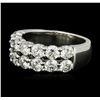 Image 2 : 14KT White Gold 2.20ctw Diamond Ring