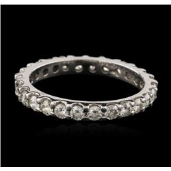 14KT White Gold 0.98ctw Diamond Ring