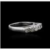 Image 2 : 14KT White Gold 0.50ctw Diamond Ring
