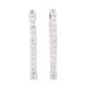 Image 1 : 14KT White Gold 1.46ctw Diamond Earrings