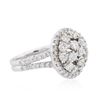 Image 2 : 14KT White Gold 2.70ctw Diamond Ring
