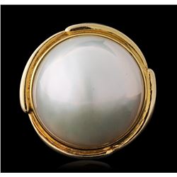 14KT Yellow Gold Pearl and Diamond Jewelry Suite