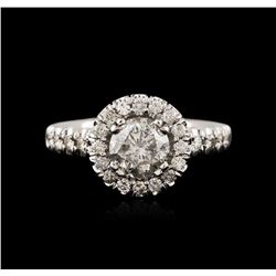 14KT White Gold 1.23ctw Diamond Ring