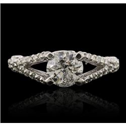 14KT White Gold 1.48ctw Diamond Ring