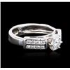 Image 2 : 14KT White Gold 0.75ctw Diamond Ring