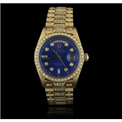 Rolex Super President 18KT Gold 4.65ctw Diamond DayDate Men's Watch