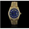 Image 1 : Rolex Super President 18KT Gold 4.65ctw Diamond DayDate Men's Watch