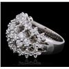 Image 2 : 14KT White Gold 2.67ctw Diamond Ring