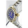 Image 2 : Rolex Two-Tone Sapphire and Diamond DateJust Ladies Watch