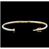 Image 3 : 2.06ctw Diamond Bangle Bracelet - 14KT Yellow Gold