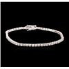 Image 1 : 14KT White Gold 2.24ctw Diamond Tennis Bracelet