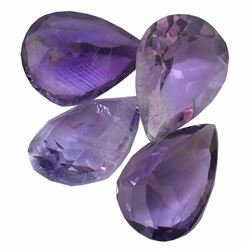 28.24ctw Pear Mixed Amethyst Parcel