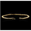 Image 3 : 14KT Yellow Gold 0.52ctw Diamond Tennis Bracelet