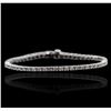 Image 1 : 14KT White Gold 3.48ctw Diamond Bracelet