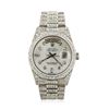 Image 2 : 18KT White Gold 6.00ctw Diamond Super President DayDate Men's Watch