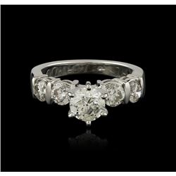 14KT White Gold 1.46ctw Diamond Ring