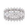 Image 1 : 14KT White Gold 2.22ctw Diamond Ring