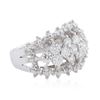 Image 2 : 14KT White Gold 2.22ctw Diamond Ring
